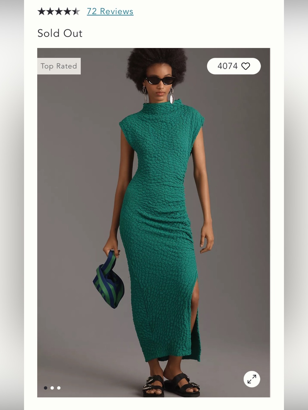 The Maya Dress by Anthropologie - Textured Edition XL